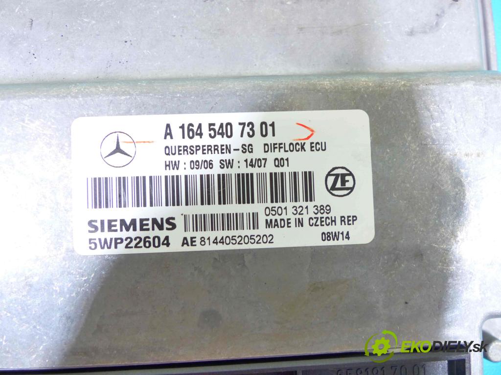 Mercedes GL I X164  2006-2012 4.0 CDI 306KM automatic 225 kW 3996 cm3 5- modul riadiaca jednotka A1645407301 (Ostatné)