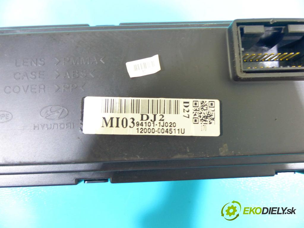 Hyundai I20 I 2008-2014 1.2 16v 77 HP manual 57 kW 1248 cm3 3- Zobrazit: 94101-1J020 (Prístrojové dosky, displeje)