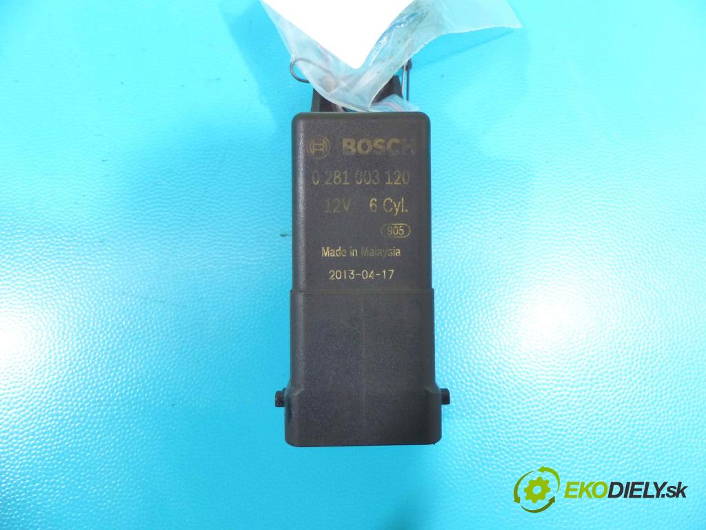 Maserati Ghibli 2013 - 3.0 V6 diesel: 275 HP automatic 202 kW 2987 cm3 4- Relé: 0281003120 (Relé)