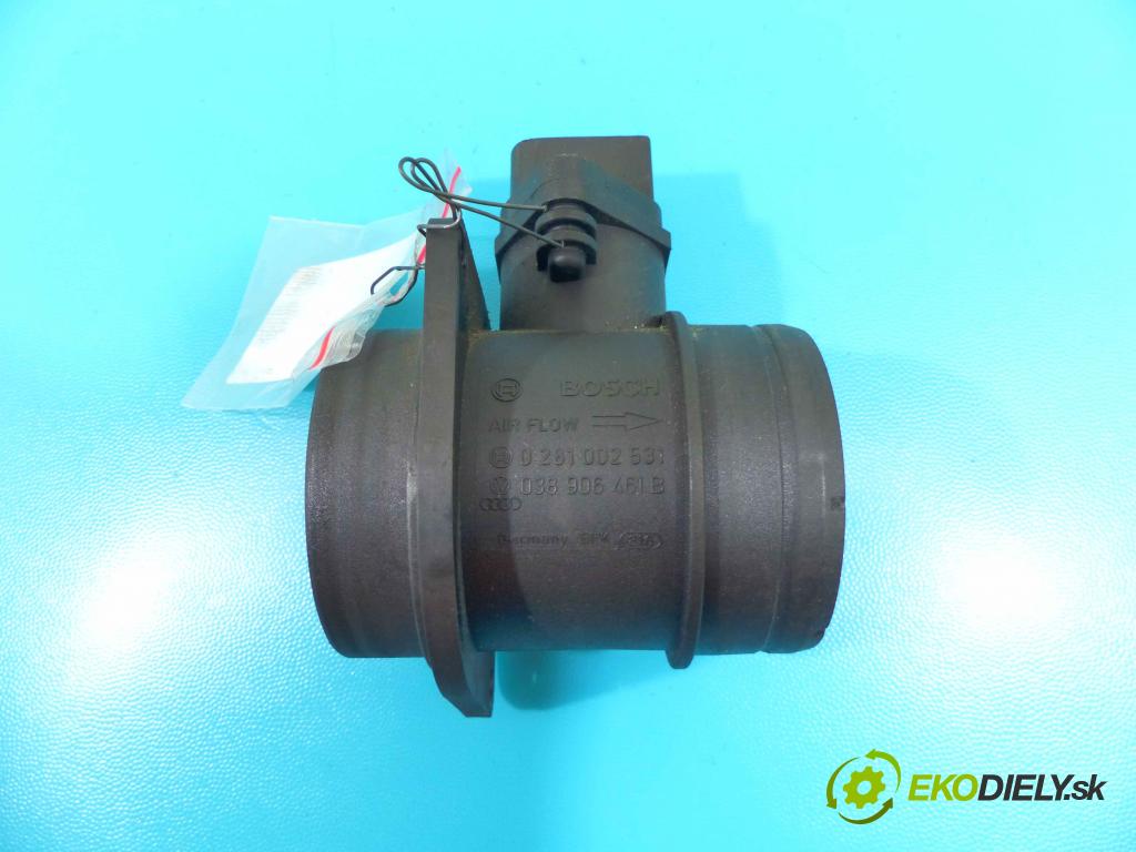 Seat Altea 1.9 tdi 105 HP manual 77 kW 1896 cm3 5- průtokoměr: 0281002531 (Váhy vzduchu)