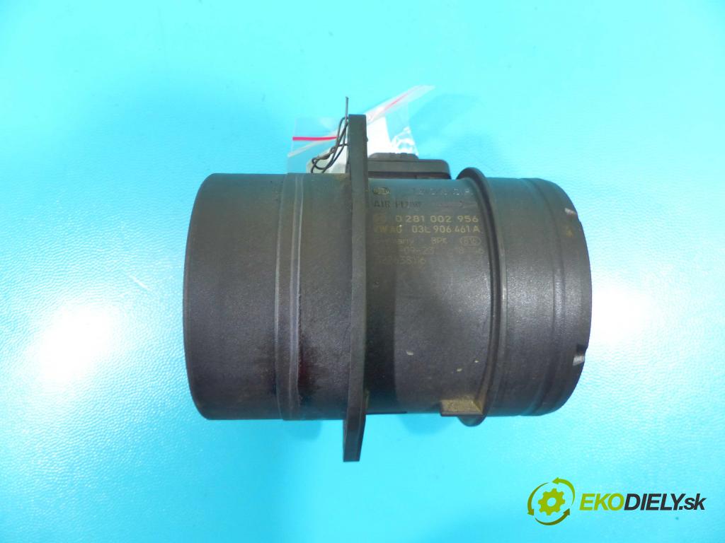 Vw Passat B7 2010-2014 2.0 tdi 140 HP manual 103 kW 1968 cm3 5- průtokoměr: 0281002956 (Váhy vzduchu)