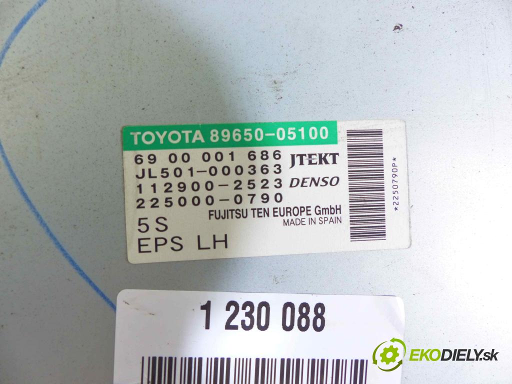 Toyota Avensis III T27 2009-2018 2.0 D4D 126 HP manual 93 kW 1998 cm3 5- modul riadiaca jednotka 89650-05100 (Ostatné)