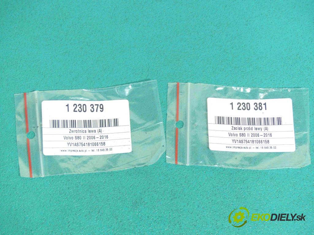 Volvo S80 II 2006-2016 2.0d 136 HP manual 100 kW 1997 cm3 4- náboj ľavé  (Náboje)