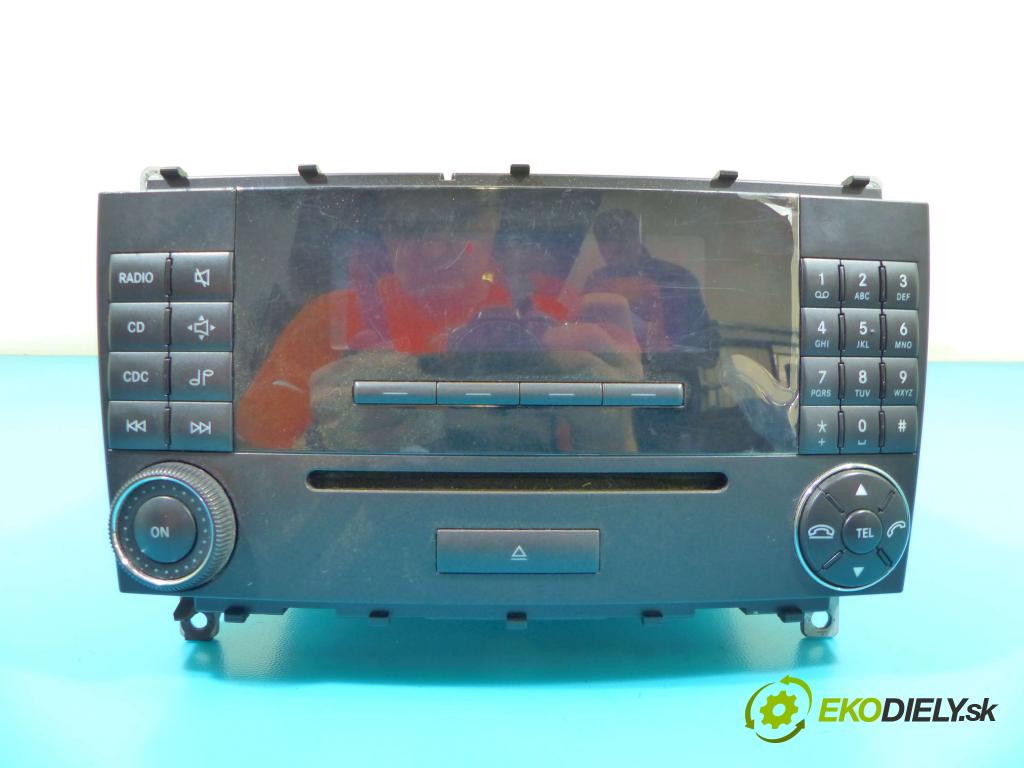 Mercedes CLK II C209 2002-2009 1.8 Kompresor (271940) 163 HP automatic 120 kW 1796 cm3 2- Radio továreň: A2098206589