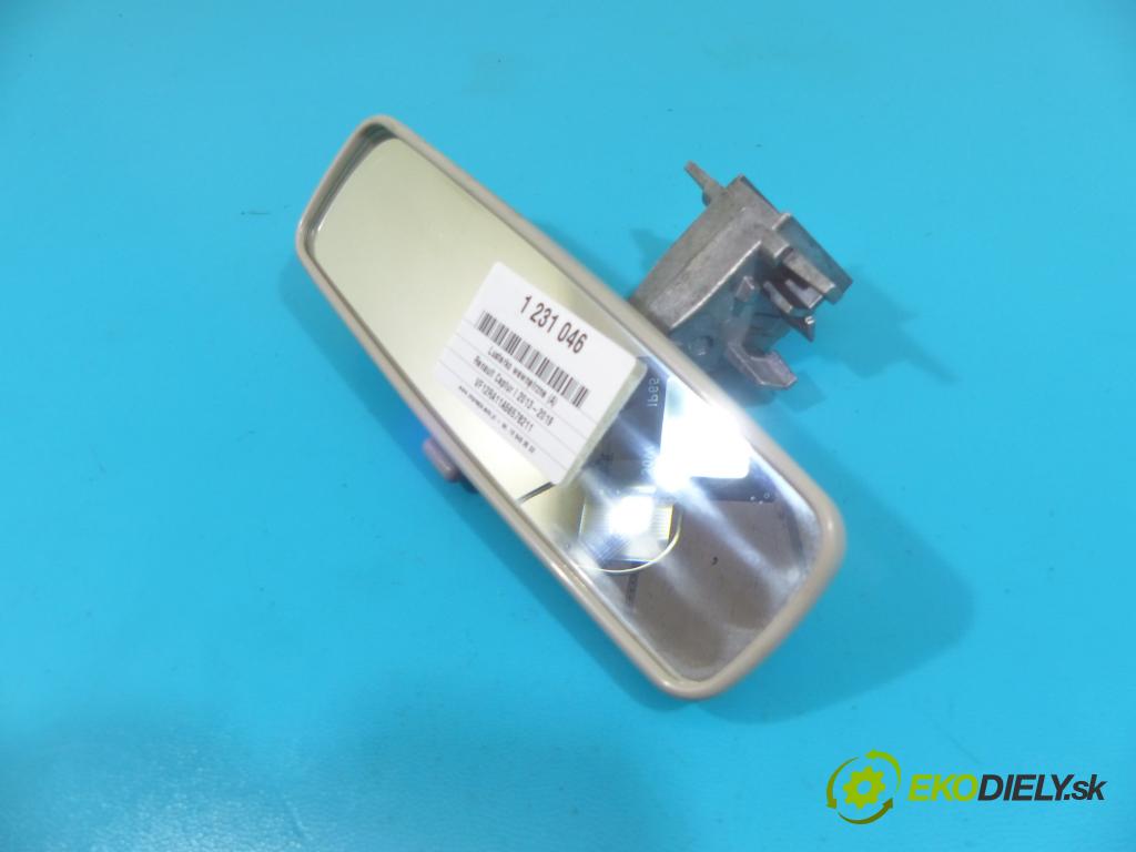 Renault Captur I 2013-2019 0.9 Tce 90 hp manual 66 kW 898 cm3 5- zpětné zrcátko vnitřní  (Světla vnitřní)