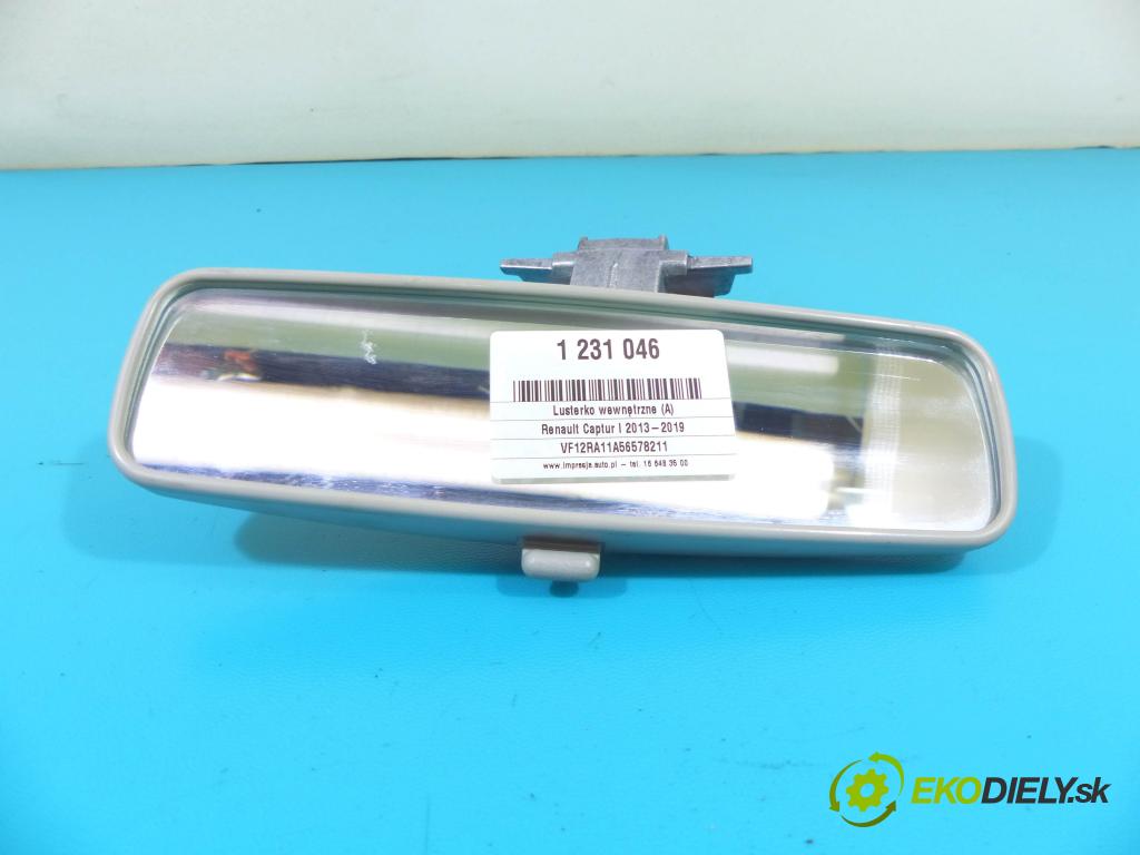 Renault Captur I 2013-2019 0.9 Tce 90 hp manual 66 kW 898 cm3 5- zpětné zrcátko vnitřní  (Světla vnitřní)