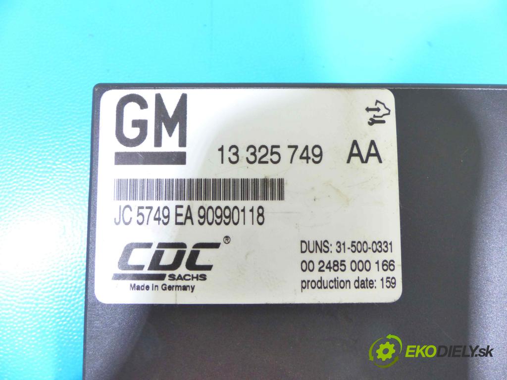 Opel Insignia A 2008-2017 2.0 cdti 131 HP manual 96 kW 1956 cm3 5- modul riadiaca jednotka 13325749 (Ostatné)