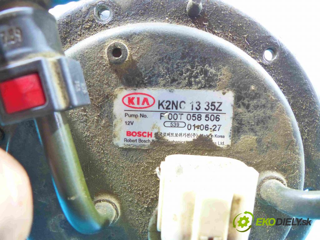 Kia Shuma 1.6 16v 101 hp manual 74,5 kW 1594 cm3 5- čerpadlo paliva F00T058506