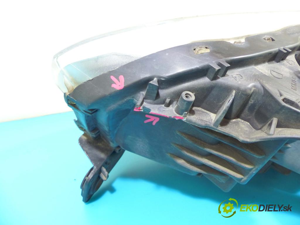 Citroen C5 II 2008-2017 2.0 hdi 136 HP automatic 100 kW 1997 cm3 5- Reflektor: pravý 9684845080 (Pravé)