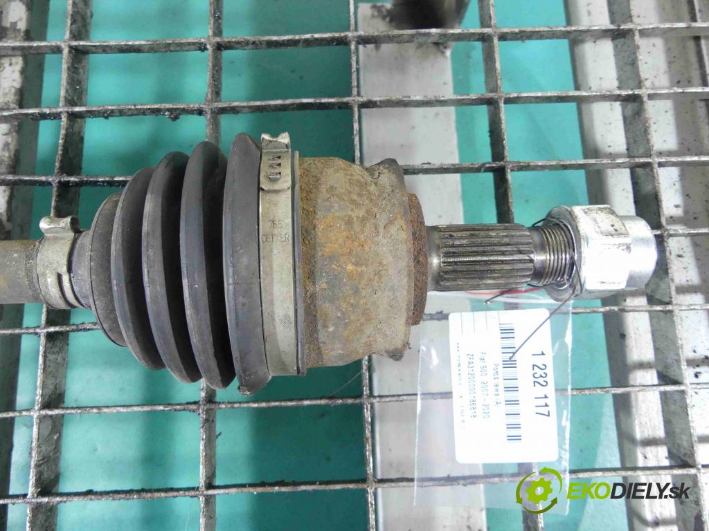 Fiat 500 2007-2020 1.2 69KM manual 51 kW 1242 cm3 3- poloos ľavé  (Poloosy)