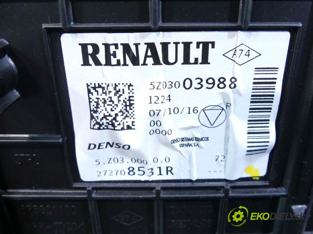 Renault Captur I 2013-2019 0.9 Tce 90 HP manual 66 kW 898 cm3 5- radiator 272708531R (Radiátory kúrenia)