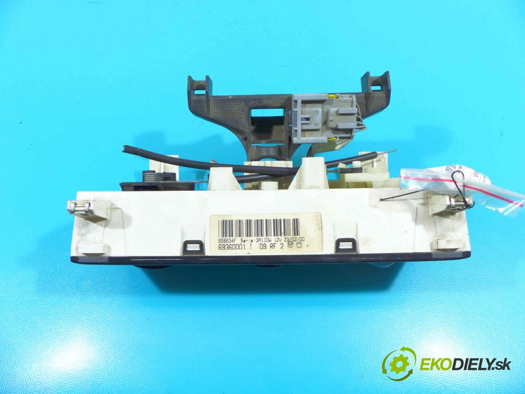 Peugeot 406 2.0 16v 135 HP manual 99 kW 1997 cm3 5- panel kúrenia 69360001