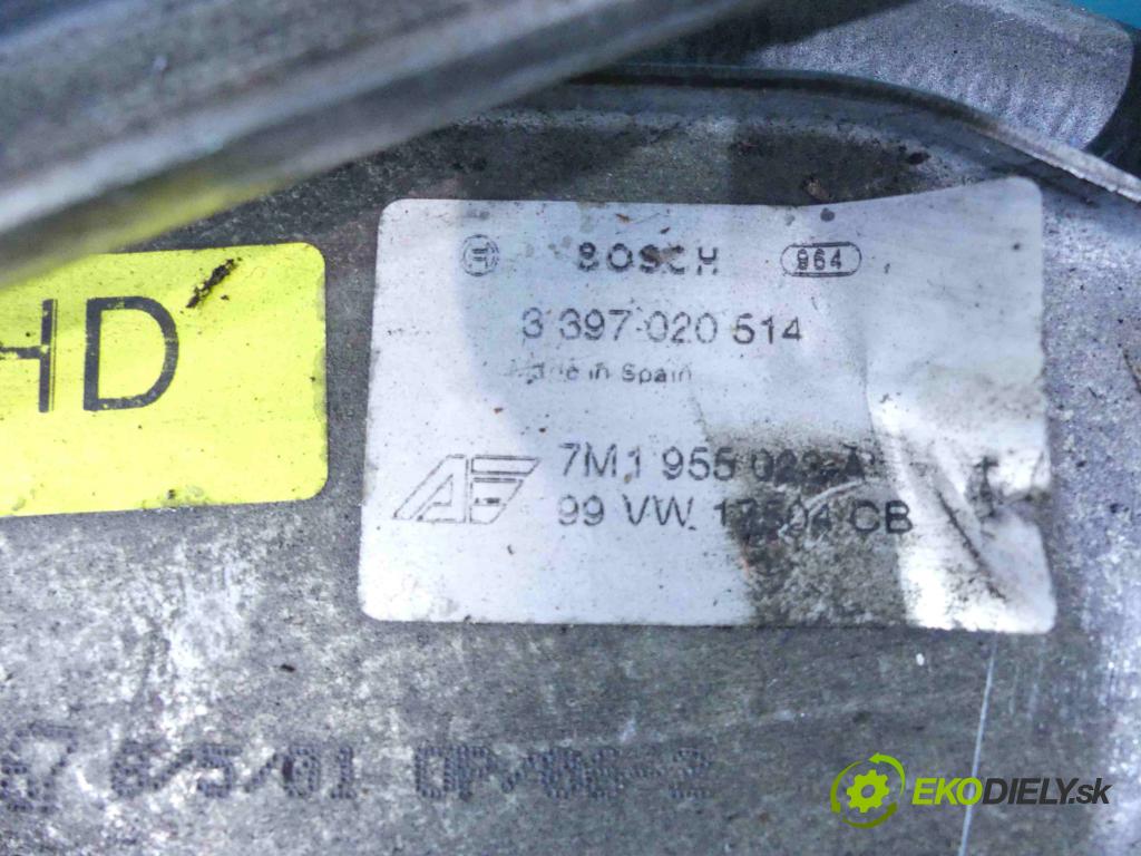 Seat Alhambra I 1996-2010 1.9 tdi 116 hp manual 85 kW 1896 cm3 5- mechanismus stěračů 3397020514