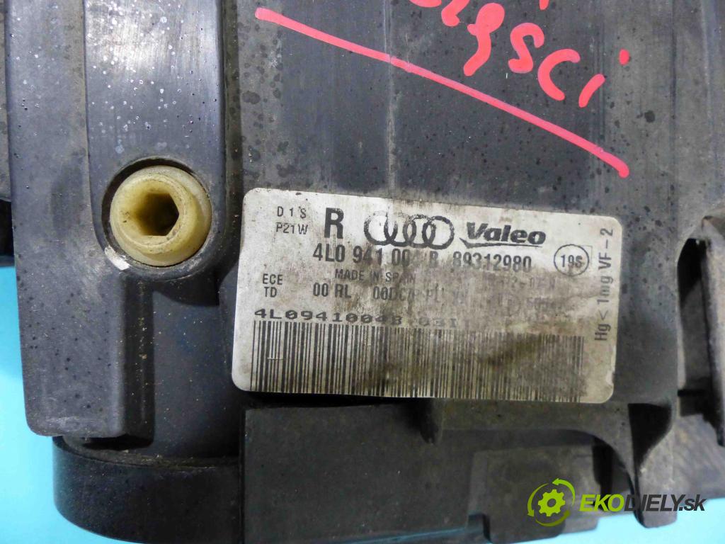 Audi Q7 2005-2015 4,2.0 tdi 326KM automatic 240 kW 4134 cm3 5- Reflektor: pravý 4L0941004B (Pravé)