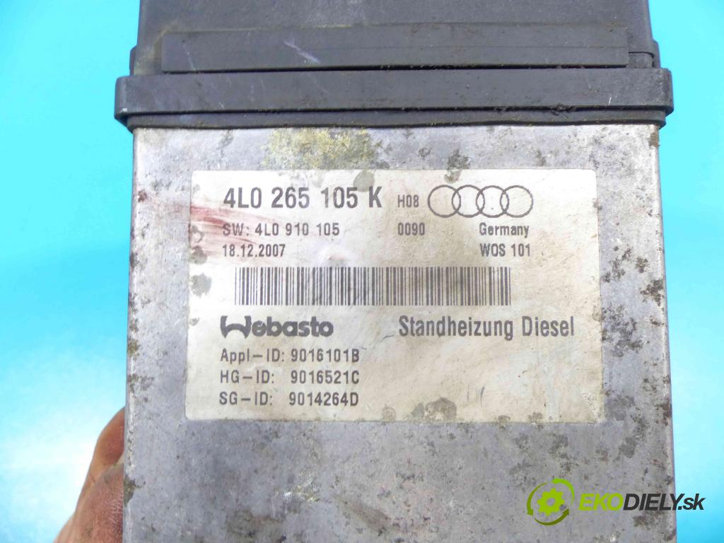 Audi Q7 2005-2015 4,2.0 tdi 326KM automatic 240 kW 4134 cm3 5- Webasto 4L0265105K (Webasto)