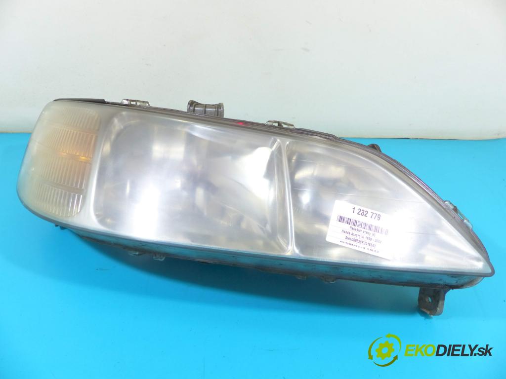 Honda Accord VI 1998-2002 1,8.0 16v 136 HP manual 100 kW 1850 cm3 4- Reflektor: pravý  (Pravé)