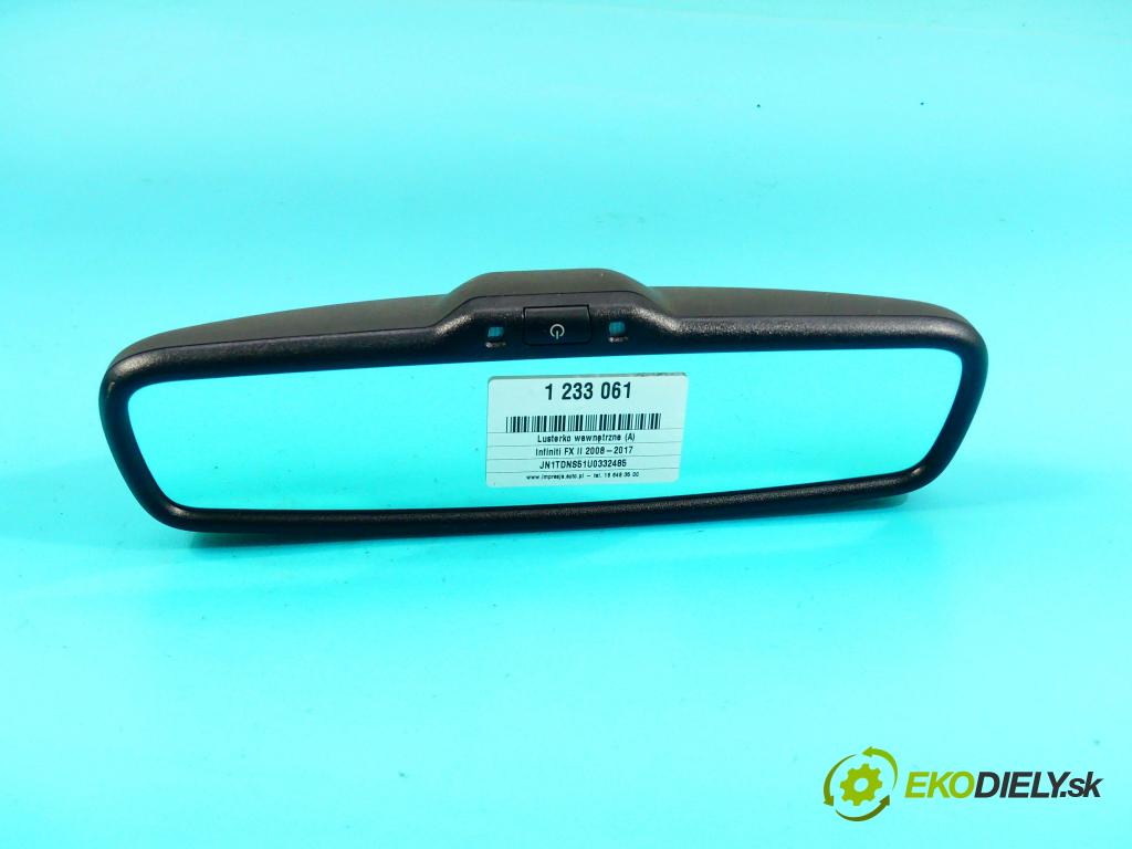 Infiniti FX II 2008-2017 3.0 V6 238hp automatic 175 kW 2991 cm3 5- zpětné zrcátko vnitřní E11026001 (Světla vnitřní)