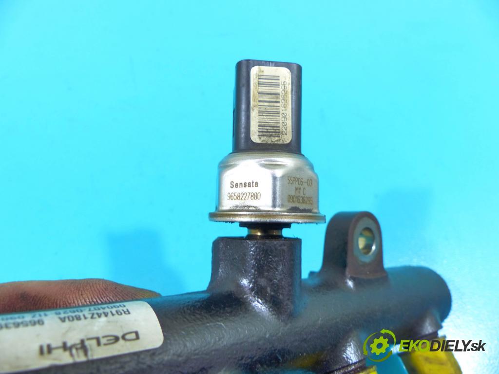 Citroen C5 II 2008-2017 2.0 hdi 136 HP automatic 100 kW 1997 cm3 5- lišta vstrekovacia 9656391180 (Vstrekovacie lišty)