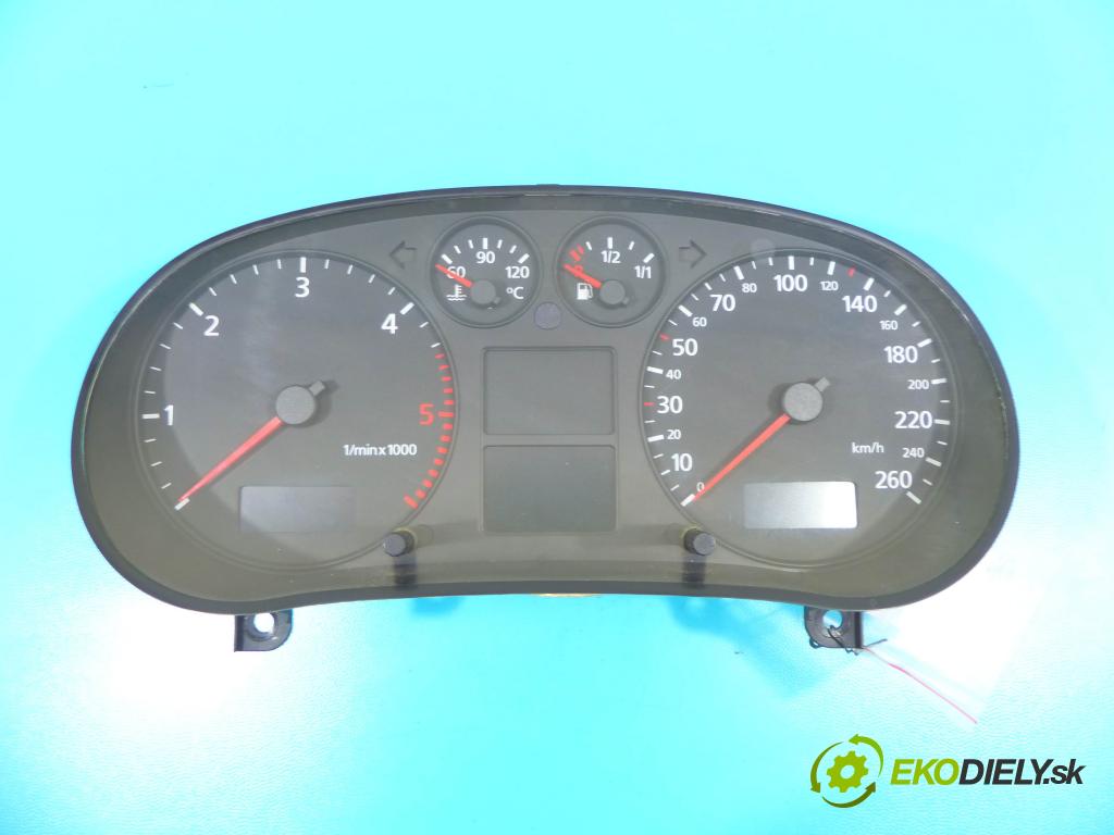 Audi A3 8L 1996-2003 1.9 tdi 90 HP manual 66 kW 1896 cm3 3- prístrojovka/ budíky 8L0920900E (Prístrojové dosky, displeje)