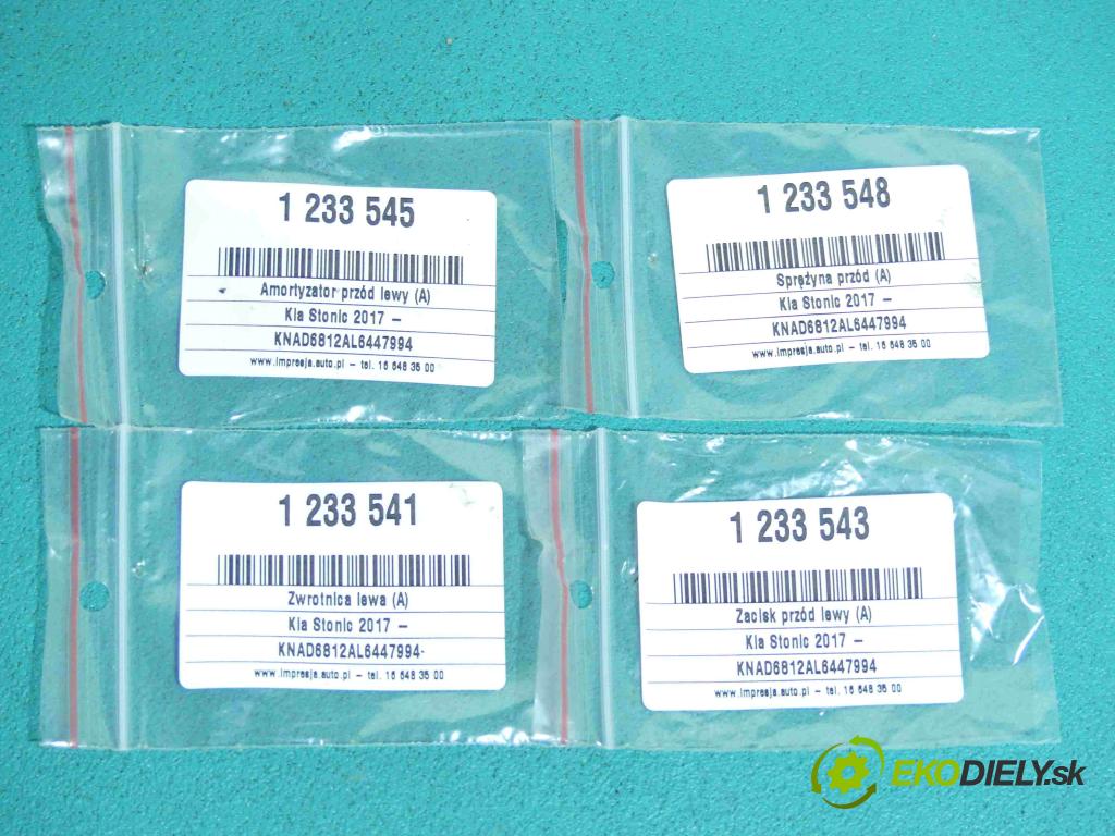 Kia Stonic 2017 - 1.2 16V 84KM manual 61,8 kW 1248 cm3 5- náboj ľavé  (Náboje)