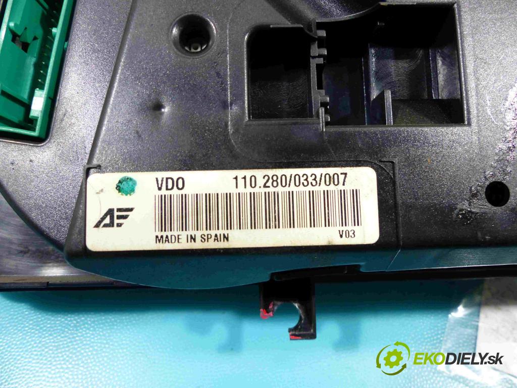Seat Alhambra I 1996-2010 1.9 tdi 116 HP manual 85 kW 1896 cm3 2- prístrojovka/ budíky 7M7920800E (Prístrojové dosky, displeje)