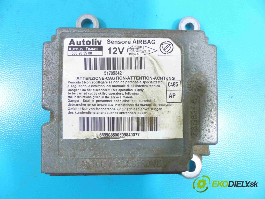 Fiat Doblo I 2001-2010 1.2 65 HP manual 48 kW 1242 cm3 5- modul riadiaca jednotka 550903500 (Ostatné)