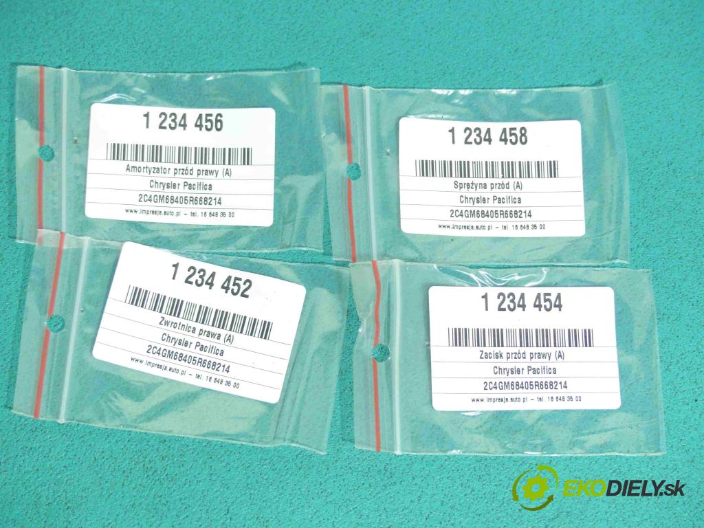 Chrysler Pacifica 3.5 V6 253KM automatic 186 kW 3518 cm3 5- náboj pravé  (Náboje)