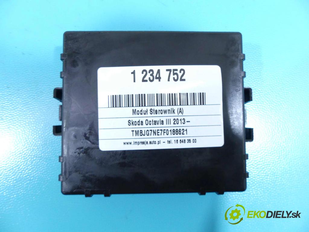 Skoda Octavia III 2013- 1.6 tdi 105 HP manual 77 kW 1598 cm3 5- modul riadiaca jednotka 5Q0907530AA (Ostatné)