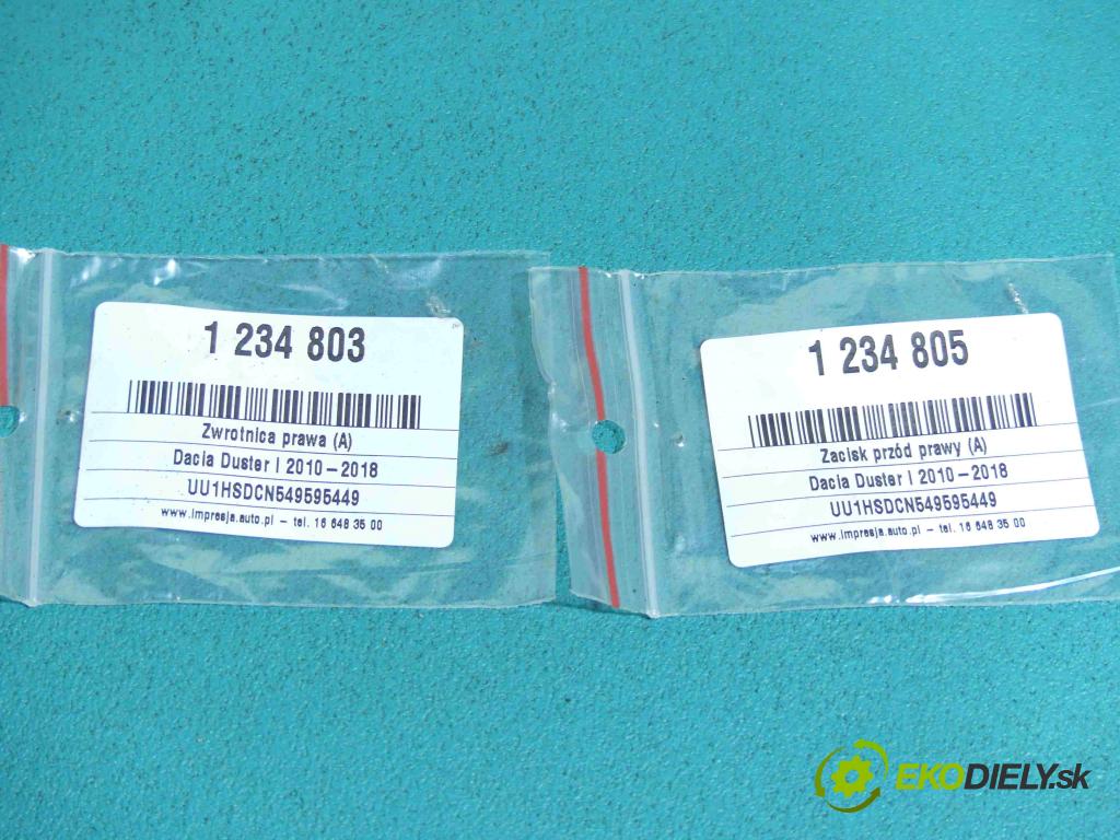 Dacia Duster I 2010-2018 1.6 16v 105 HP manual 77 kW 1598 cm3 5- náboj pravé  (Náboje)