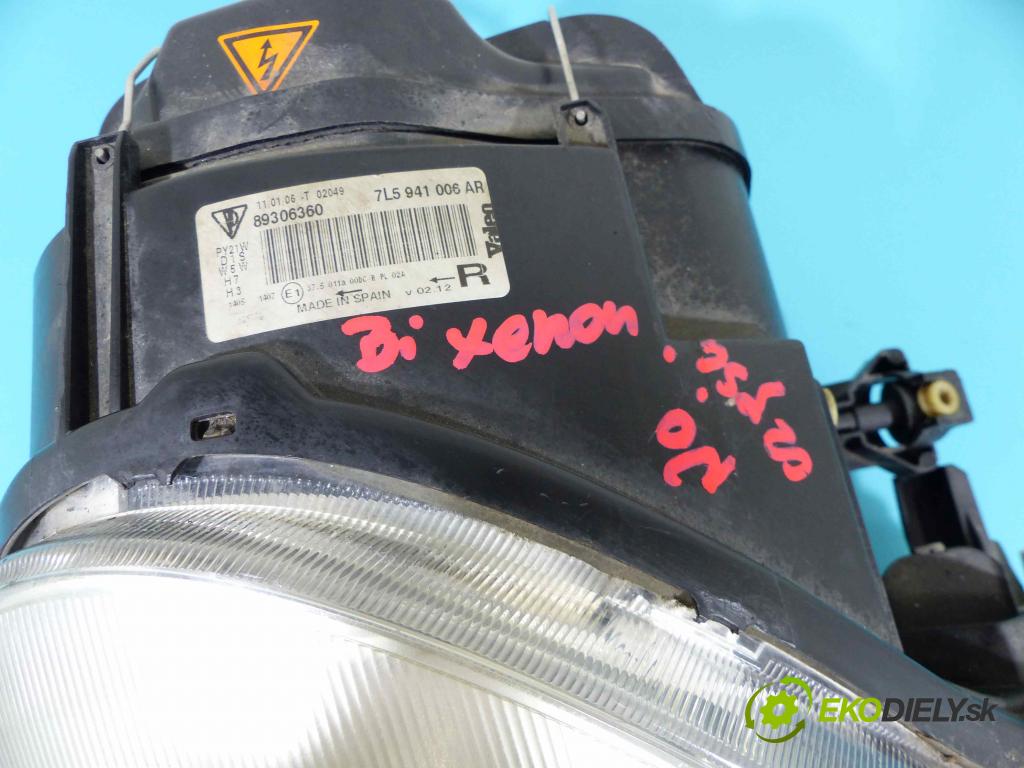 Porsche Cayenne I 2002-2010 4.5 V8 340KM: automatic 250 kW 4511 cm3 5- Reflektor: pravý 7L5941006AR (Pravé)