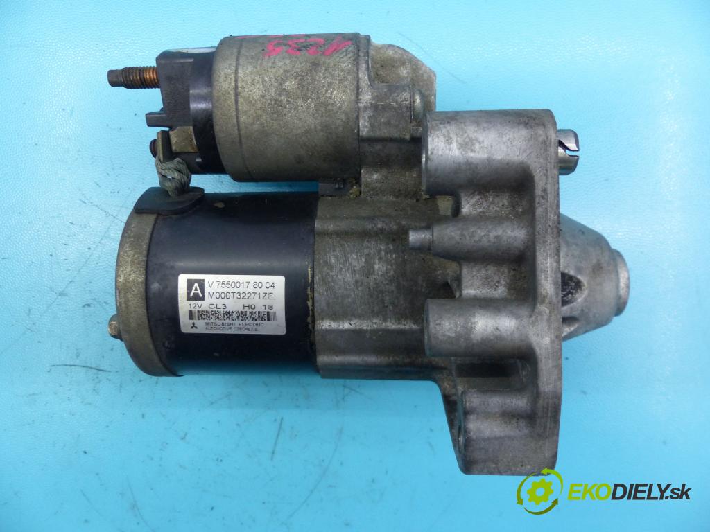 Citroen C4 II 2010-2017 1.6 16v VTI 120 HP manual 88 kW 1598 cm3 5- štartér M000T3221ZE (Štartéry)