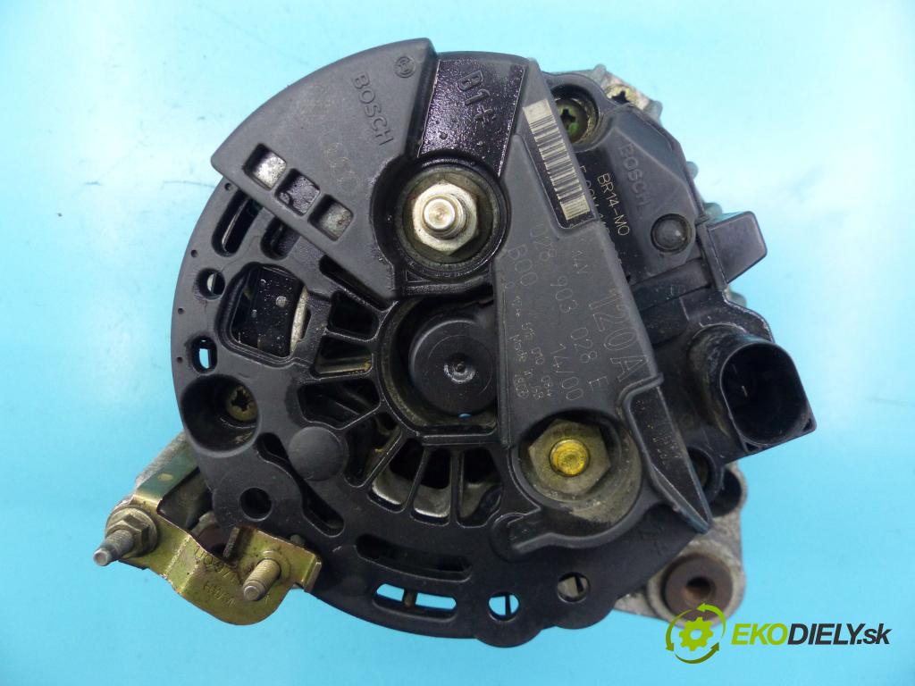 Audi A3 8L 1996-2003 1.8 20v 125 hp manual 92 kW 1781 cm3 5- Alternator 028903028E (Alternátory)
