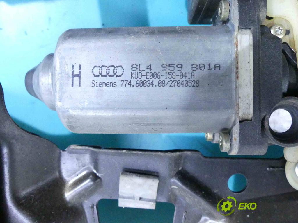 Audi A3 8L 1996-2003 1.8 20v 125 hp manual 92 kW 1781 cm3 5- mechanismus stahování zadní levý 8L4839753