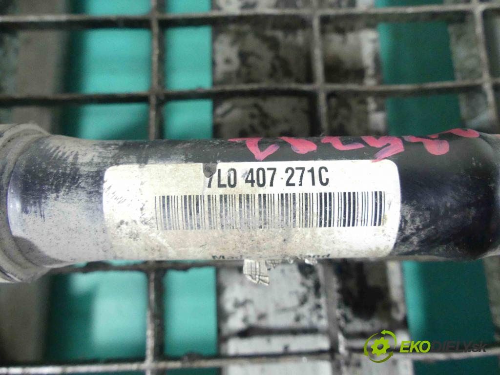 Porsche Cayenne I 2002-2010 4.5 V8 340KM: automatic 250 kW 4511 cm3 5- poloos ľavé 7L0407271C (Poloosy)