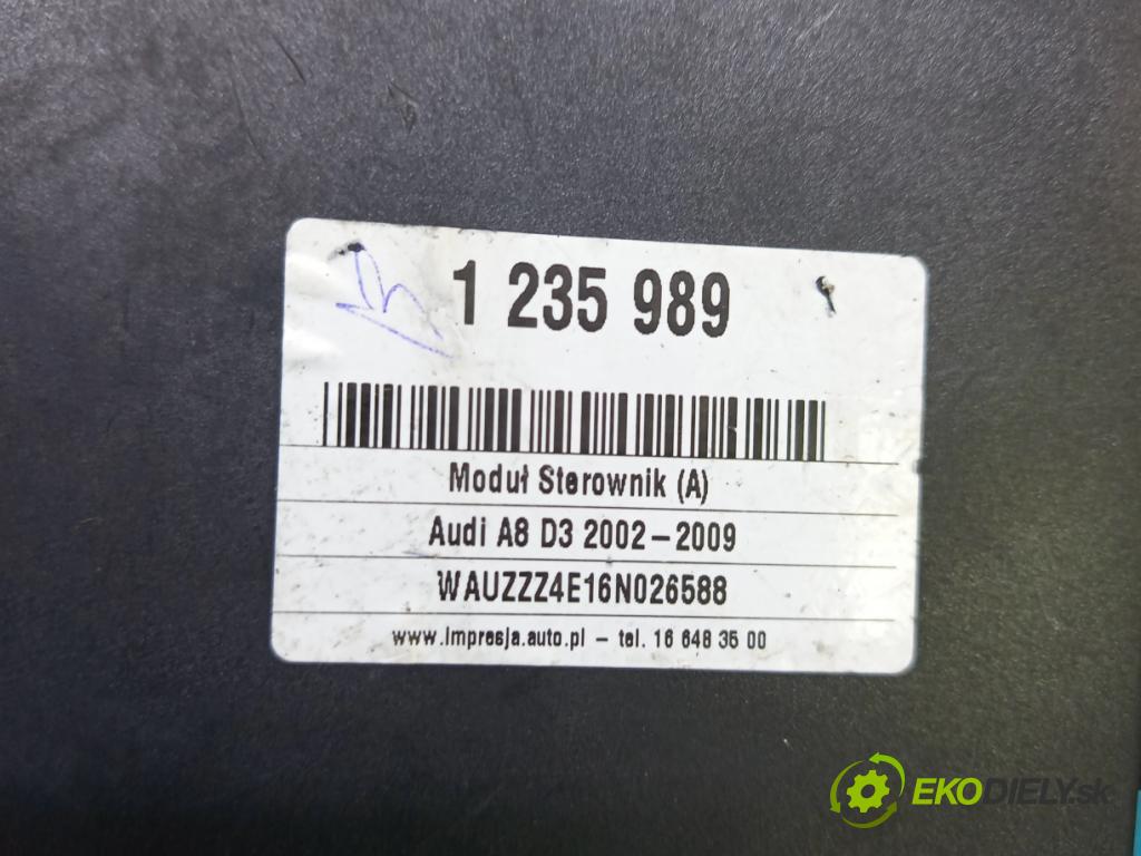 Audi A8 D3 2002-2009 4.2 B V8 334KM automatic 246 kW 4200 cm3 4- řídící jednotka 4E0907289D