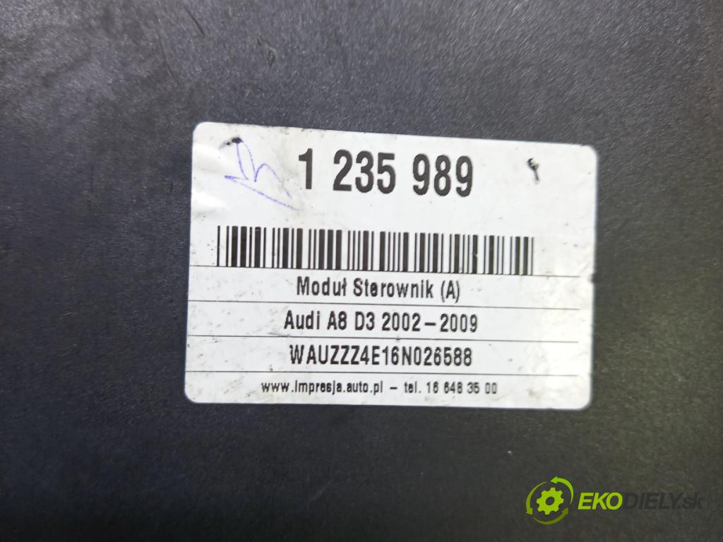 Audi A8 D3 2002-2009 4.2 B V8 334KM automatic 246 kW 4200 cm3 4- řídící jednotka 4E0907289D