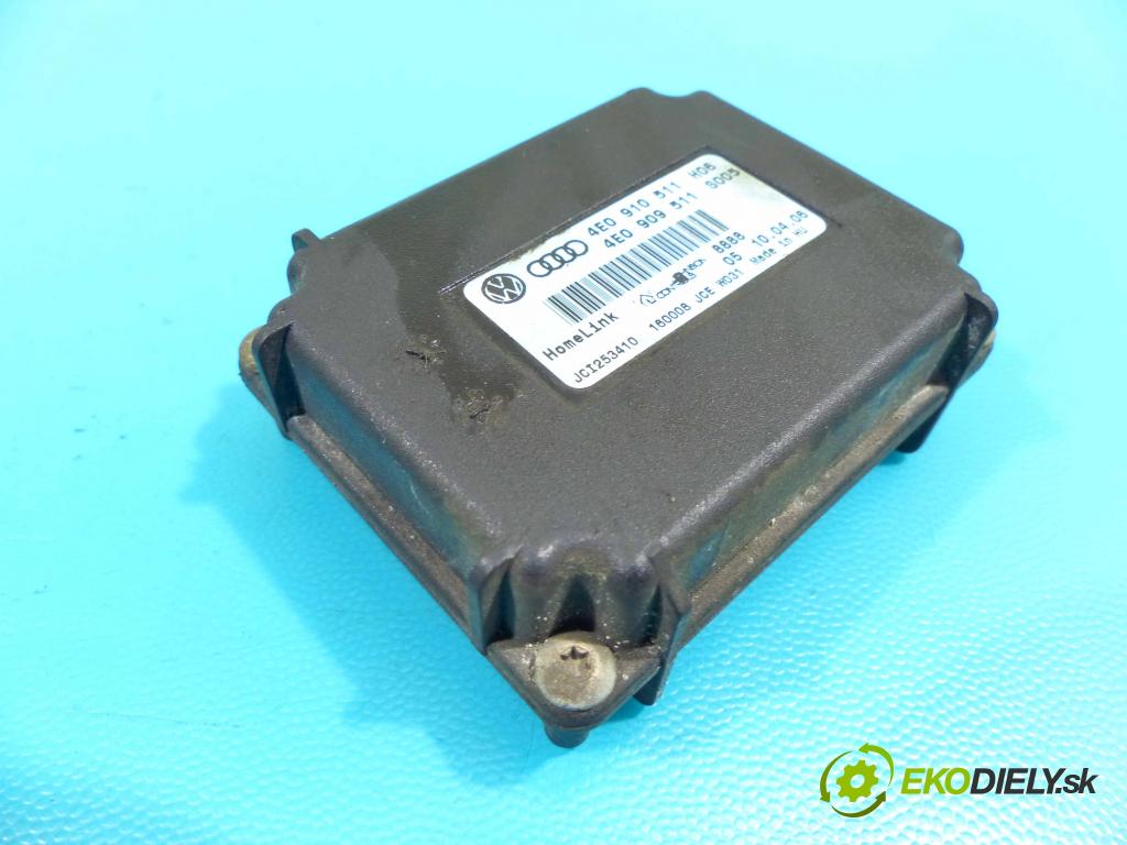 Audi A8 D3 2002-2009 4.2 B V8 334HP automatic 246 kW 4200 cm3 4- modul riadiaca jednotka 4E0910511 (Ostatné)