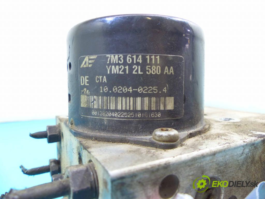 Vw Sharan I 1995-2010 1.8 T 150 HP manual 110 kW 1781 cm3 5- čerpadlo abs 7M3614111 (Pumpy ABS)