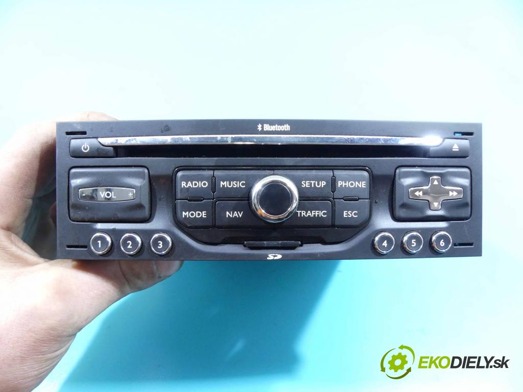 Citroen C5 II 2008-2017 2.0 hdi 163 HP manual 120 kW 1997 cm3 5- Radio továreň: 96778659ZD