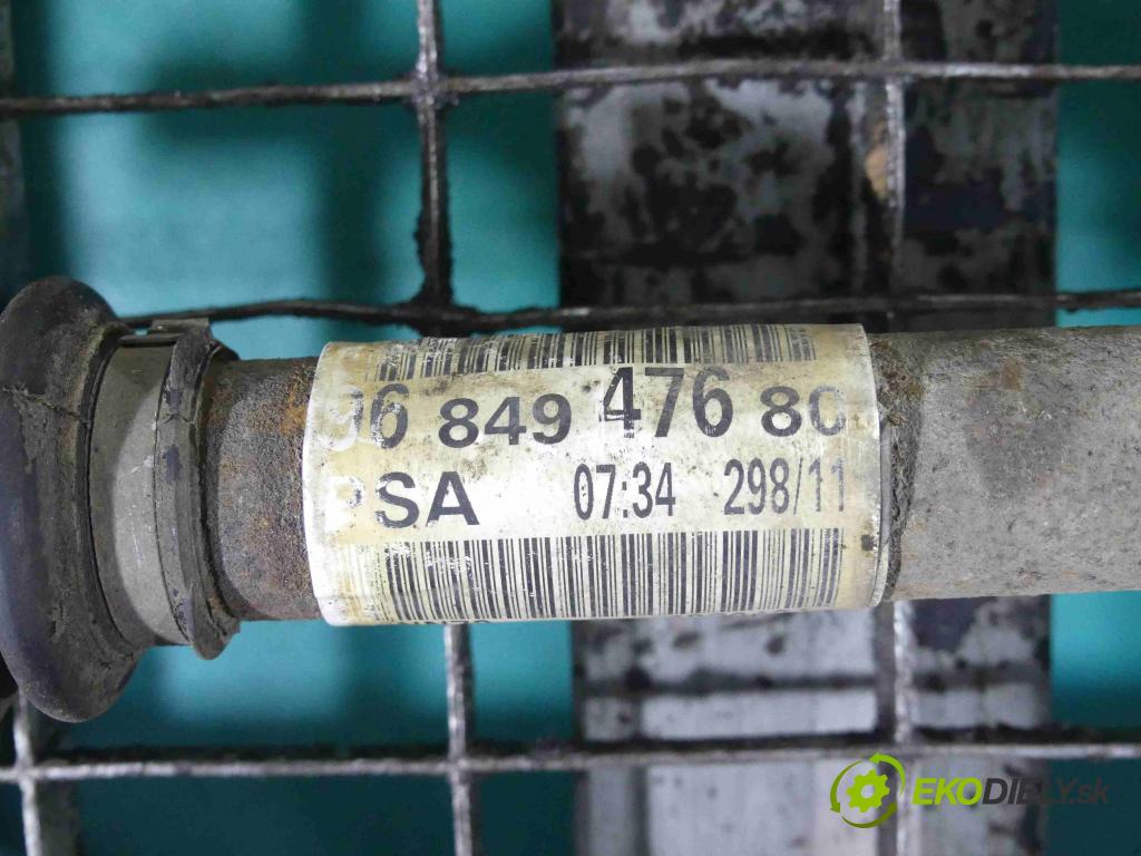 Citroen C5 II 2008-2017 2.0 hdi 163 HP manual 120 kW 1997 cm3 5- poloos ľavé 9684947680 (Poloosy)