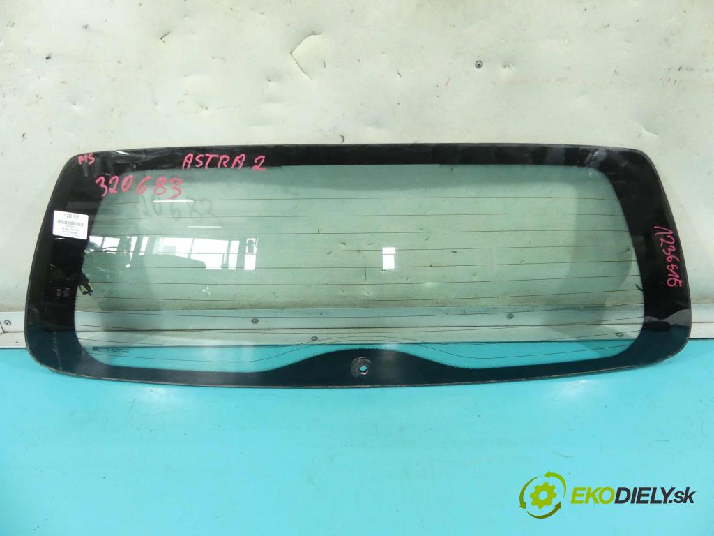Opel Astra II 1998-2009 2.0 dti 101 hp manual 74 kW 1995 cm3 5- sklo zadní  (Okna zadní)