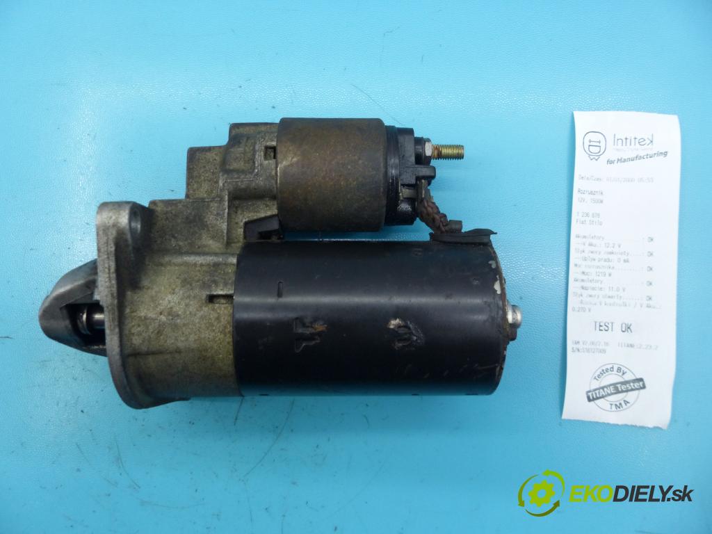 Fiat Stilo 1.9 jtd 116 HP manual 85 kW 1910 cm3 3- štartér 0001108202 (Štartéry)