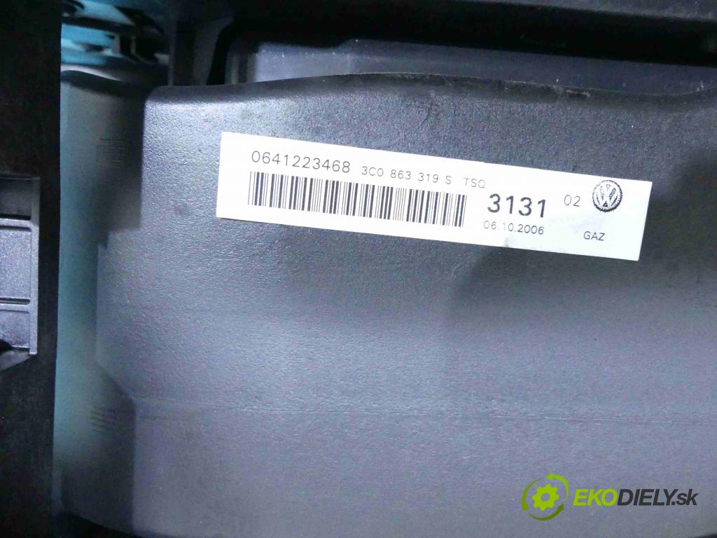 Vw Passat B6 2005-2010 2.0 tdi 170 hp manual 125 kW 1968 cm3 4- loketní opěrka 3C1863241BP (Loketní opěrky)