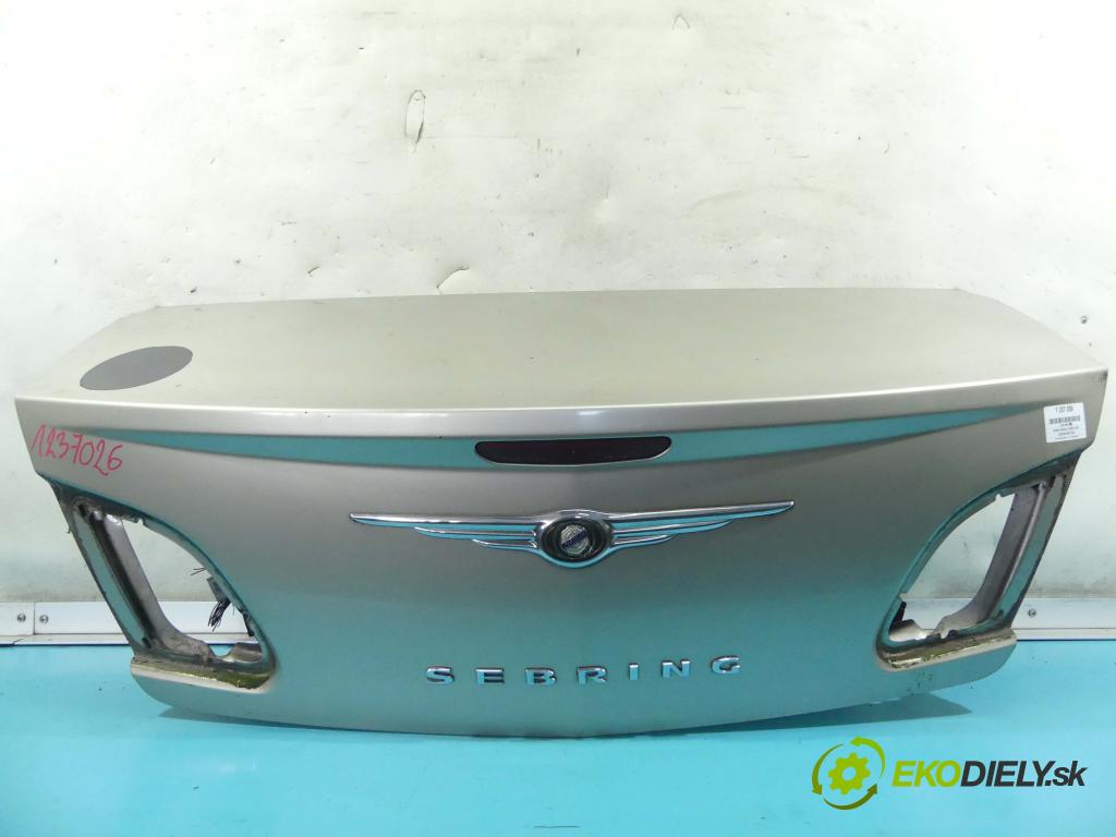 Chrysler Sebring III 2006-2010 2.0 CRD 140 hp manual 103 kW 1968 cm3 4- zadní kufrové dveře  (Zadní kapoty)