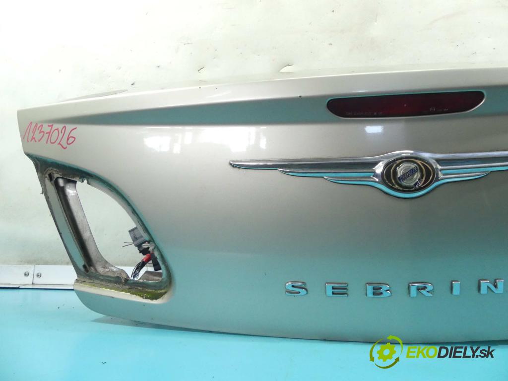Chrysler Sebring III 2006-2010 2.0 CRD 140 hp manual 103 kW 1968 cm3 4- zadní kufrové dveře  (Zadní kapoty)
