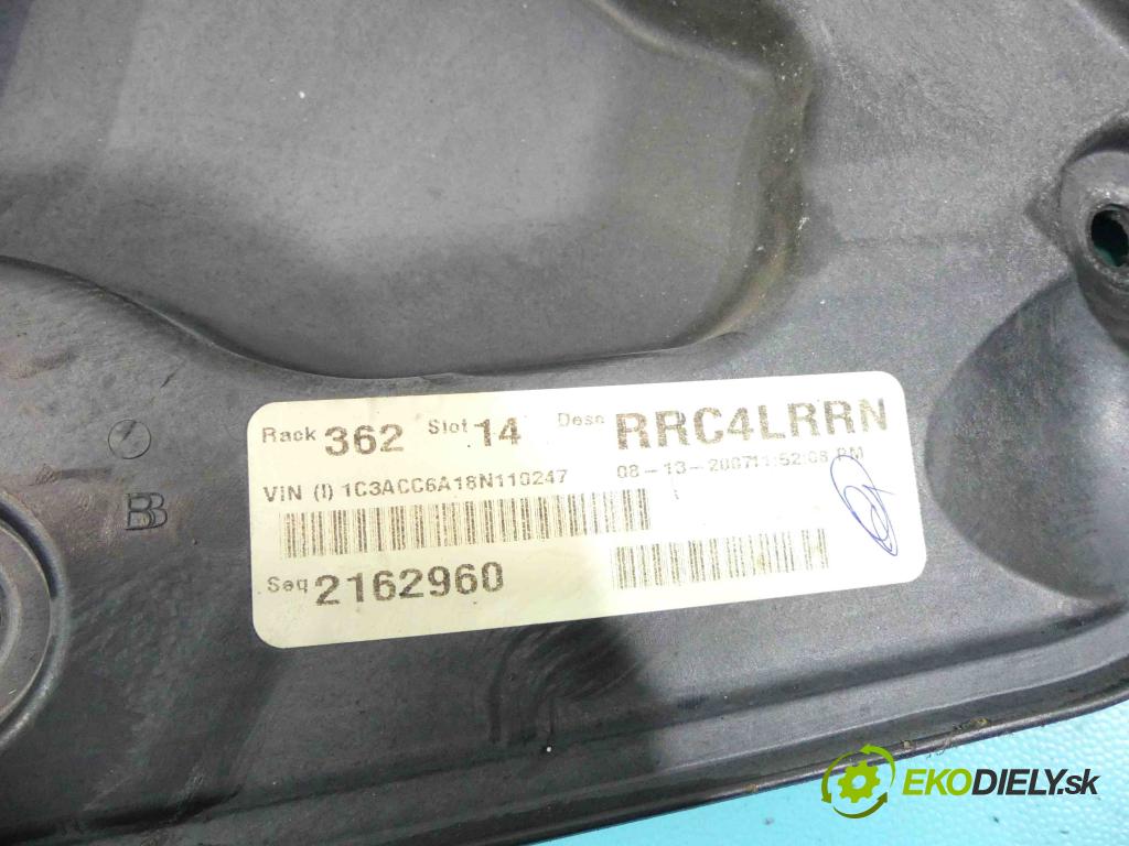 Chrysler Sebring III 2006-2010 2.0 CRD 140 hp manual 103 kW 1968 cm3 4- mechanismus stahování zadní pravý 3021937C