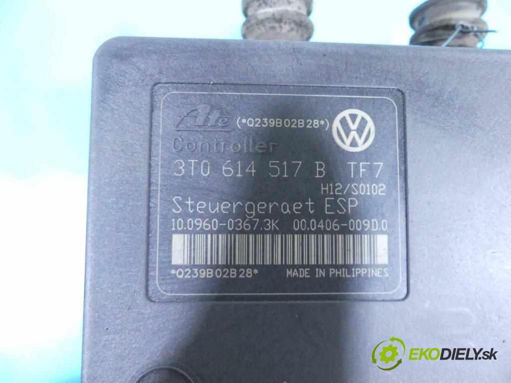 Skoda Superb II 2008-2015 2.0 tdi 170 HP automatic 125 kW 1968 cm3 4- čerpadlo abs 3T0614517B (Pumpy ABS)