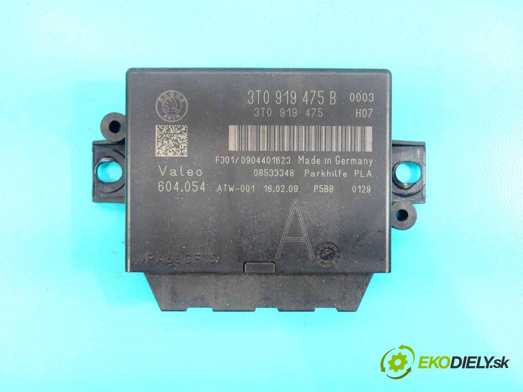 Skoda Superb II 2008-2015 2.0 tdi 170 HP automatic 125 kW 1968 cm3 4- modul riadiaca jednotka 3T0919475B (Ostatné)