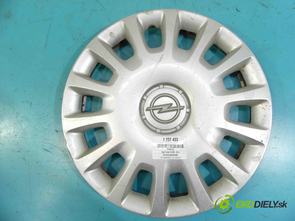 Opel Corsa D 2006-2014 1.2 16v 80 HP manual 59 kW 1229 cm3 5- puklica 13211852 (Puklice)