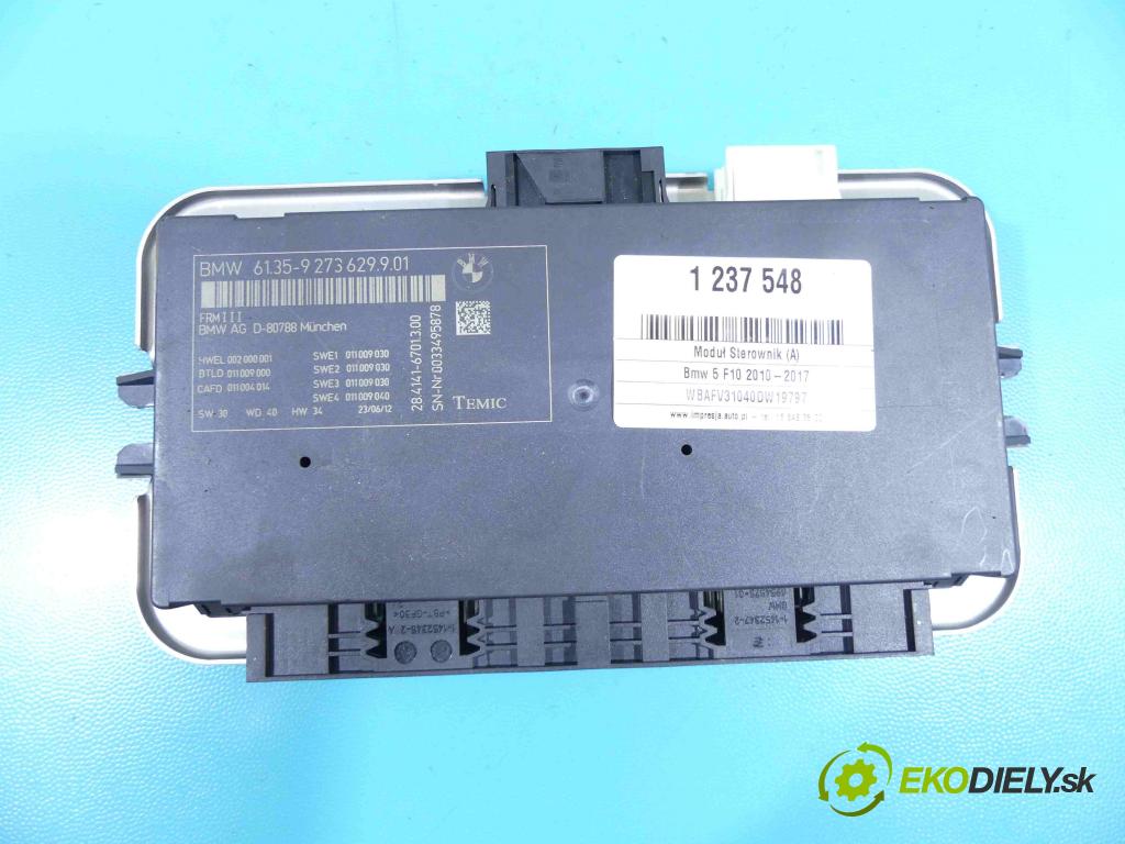 Bmw 5 F10 2010-2017 3.0d 258 HP automatic 190 kW 2993 cm3 4- modul riadiaca jednotka 9273629 (Ostatné)